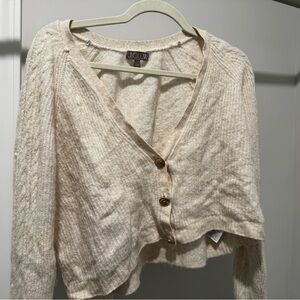 J. Crew Women's Beige Cardigan Sweater